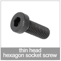 thin head hexagon socket screw