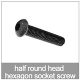 half round head hexagon socket screw