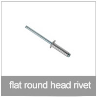 flat round head rivet