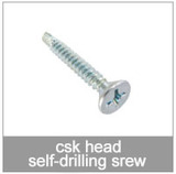 csk head self-drilling screw