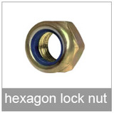 hexagon lock nut