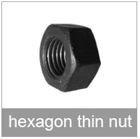 hexagon thin nut
